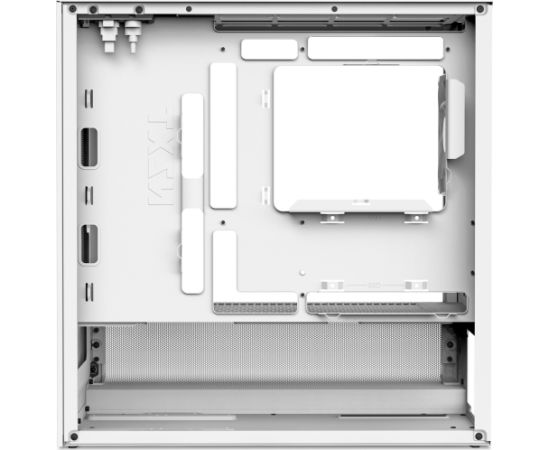NZXT H3 Flow, tower case white (matte), tempered glass