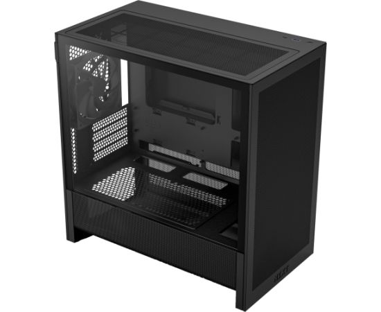 NZXT H3 Flow, tower case black (matte), tempered glass