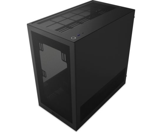 NZXT H3 Flow, tower case black (matte), tempered glass
