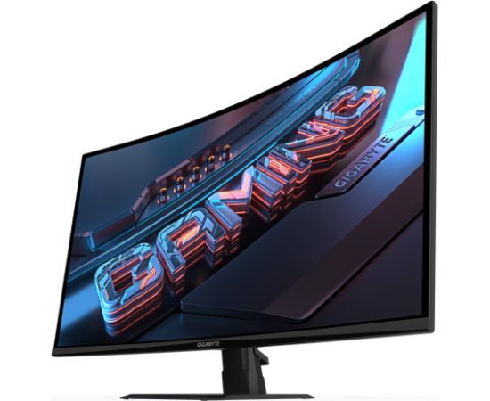 GIGABYTE GS32QCA, gaming monitor - 31,5 - black (matt), QHD, VA, curved, HDMI, DP, 180Hz panel