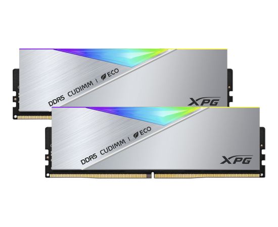 ADATA DDR5 - 48GB - 8400 - CL - 40 (2x 24 GB) Dual Kit, RAM silver, AX5CU8400C4024G-DCLACRSG, XPG Lancer Neon RGB