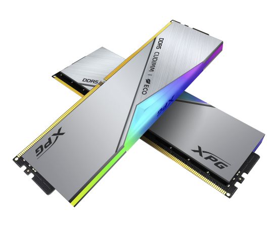 ADATA DDR5 - 48GB - 8400 - CL - 40 (2x 24 GB) Dual Kit, RAM silver, AX5CU8400C4024G-DCLACRSG, XPG Lancer Neon RGB