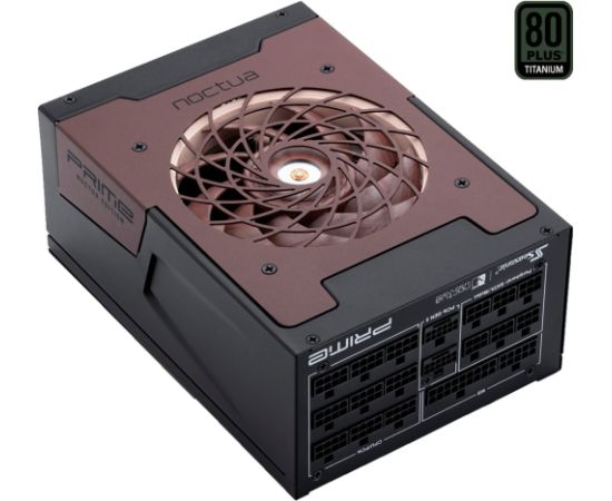 Seasonic PRIME TX-1600 Noctua Edition, PC power supply black, 2x 12-pin high-power GPUs, 6x PCIe, cable management, 1600 Watt