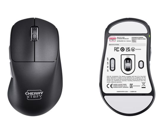 CHERRY XTRFY M64 Pro Wireless, gaming mouse black/white