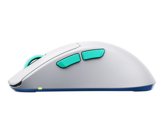 CHERRY XTRFY M64 Wireless, gaming mouse white/turquoise