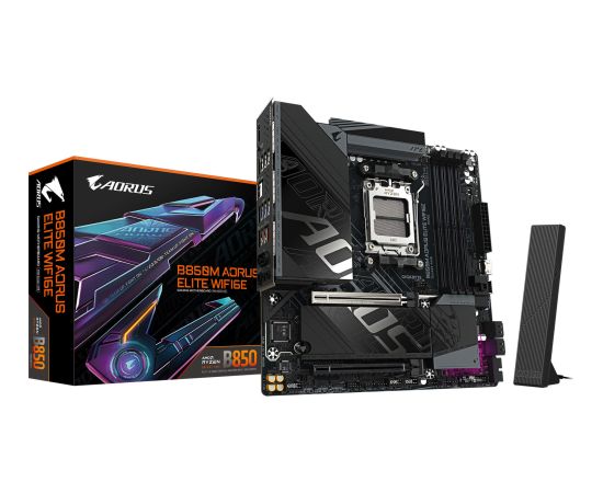 GigaByte B850M AORUS ELITE WIFI6E (black) - Socket AM5