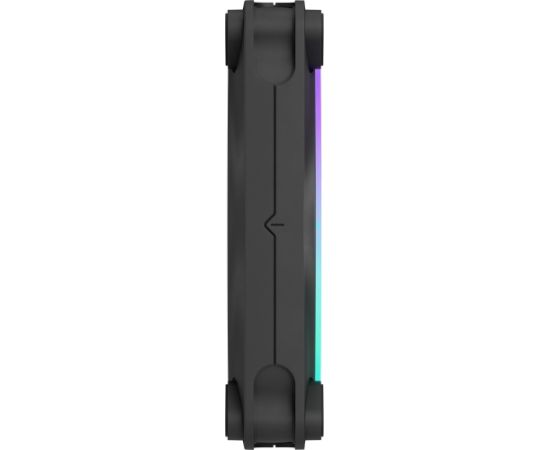 Fractal Design Fractal D. Momentum 12 RGB 3-pack Black (black, 120 mm)