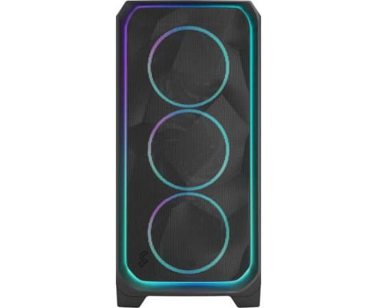 Fractal Design Meshify 3 XL Ambience Pro RGB Light Tint (black, tempered glass)