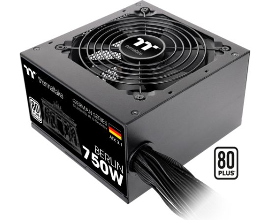 Thermaltake BERLIN 750W ATX3.1 (black, 1x 12-pin high power GPU, 2x PCIe, 750 watts)