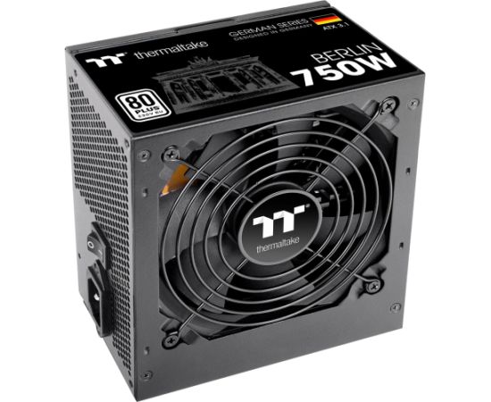 Thermaltake BERLIN 750W ATX3.1 (black, 1x 12-pin high power GPU, 2x PCIe, 750 watts)