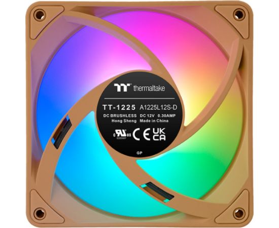 Thermaltake CT120 EX ARGB Sync PC Cooling Fan Gravel Sand (Light Brown, Pack of 3, 120 mm)