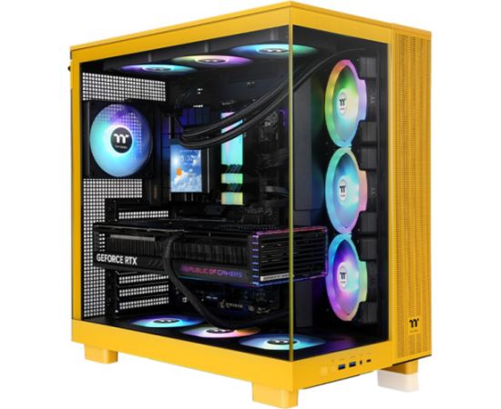 Thermaltake View 380 XL TG ARGB (dark yellow, tempered glass x 2)