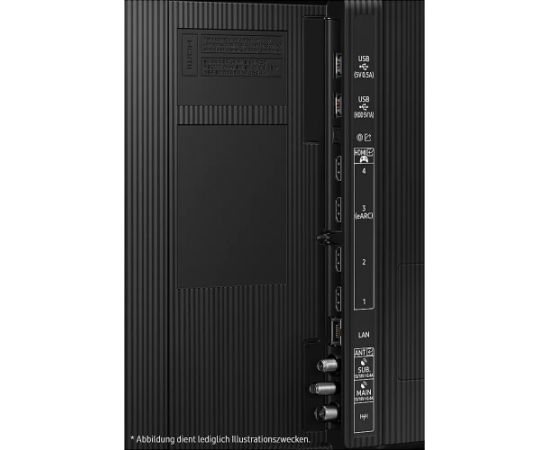 Samsung GQ-85Q80D - 85 - silver/black, UltraHD/4K, HDR, twin tuner, Direct Full Array, 120Hz panel