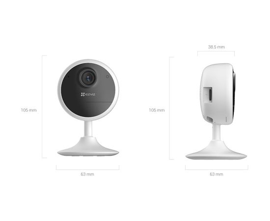 Ezviz CB1 CS-CB1 Wi-Fi Iekštelpu 2MP HD Magnētiskā Akumulatora Viedā Kamera MicroSD / Nakts redze Balta