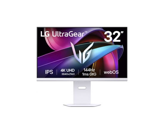 LG Electronics UltraGear 32G810SA-W - 32 - white, UltraHD/4K, IPS, smart monitor, FreeSync Premium, G-Sync compatible, 144Hz panel