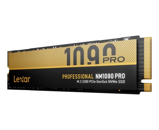 Lexar NM1090 PRO 4 TB (black/gold, PCIe 5.0 x4, NVMe, M.2 2280)
