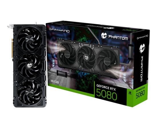 Gainward GeForce RTX 5080 Phantom (DLSS 4, 3x DisplayPort, 1x HDMI 2.1)