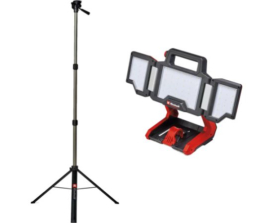Einhell Cordless Lamp TP-CL 18/3000 Li Set - Solo (red, without battery and charger, including tripod)