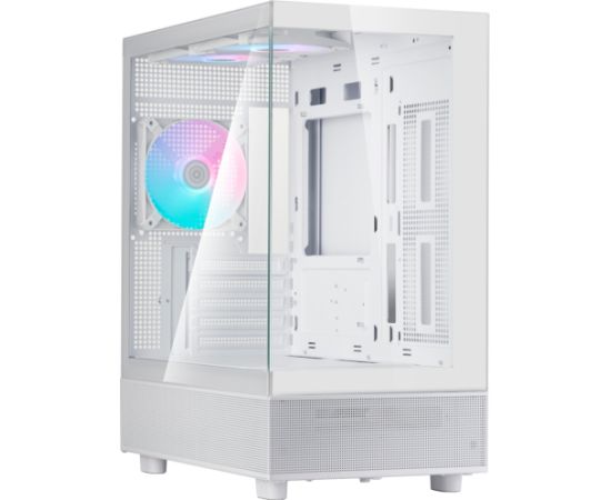Silverstone Technology Lucid 04 (white, tempered glass x 2)