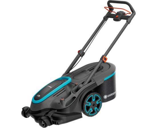 Gardena Cordless Lawnmower PowerMax Duo 46/36V P4A, Ready-To-Use Set 2, 36Volt (2x18V) (black/grey, 2x Li-Ion battery 2.5Ah, POWER FOR ALL ALLIANCE)
