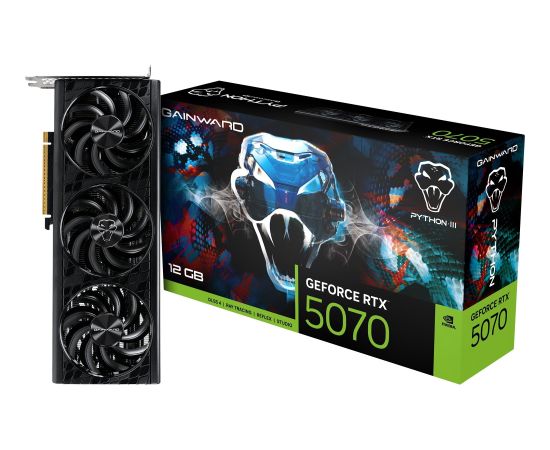 Gainward GeForce RTX 5070 Python III (DLSS 4, 3x DisplayPort, 1x HDMI 2.1)