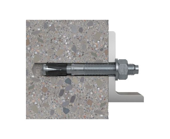 Fischer bolt anchor FAZ II Plus 10/10 in a bucket (silver, 145 pieces, galvanized)