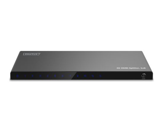 Digitus 4K HDMI Splitter, 1x8 (black, with downscaler)
