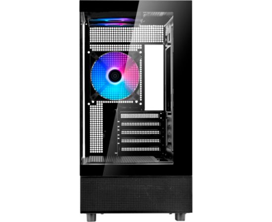 Silverstone Technology Lucid 04 (black, tempered glass x 2)