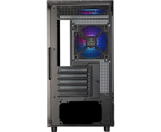 Silverstone Technology Lucid 04 (black, tempered glass x 2)