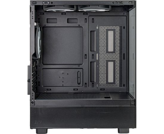 Silverstone Technology Lucid 04 (black, tempered glass x 2)