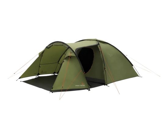 Easy Camp Lomsdal 4 (2025. gada modelis, olīvzaļš, ar tuneļa paplašinājumu)