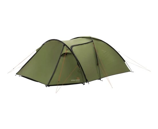 Easy Camp Lomsdal 4 (2025. gada modelis, olīvzaļš, ar tuneļa paplašinājumu)