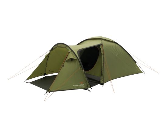 Easy Camp Lomsdal 3 (2025. gada modelis, olīvzaļš, ar tuneļa paplašinājumu)