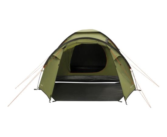 Easy Camp Lomsdal 3 (2025. gada modelis, olīvzaļš, ar tuneļa paplašinājumu)