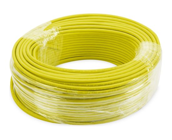 Digitus Professional Cat.7a S/FTP installation cable simplex (yellow, 100 meter roll)