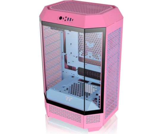 Thermaltake The Tower 300 Bubble Pink (pink, tempered glass)