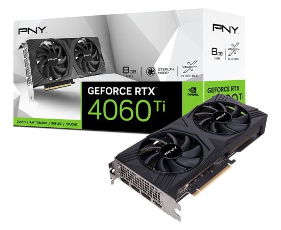 Pny Technologies PNY GeForce RTX 4060 Ti VERTO (DLSS 3, 3x DisplayPort, 1x HDMI 2.1)