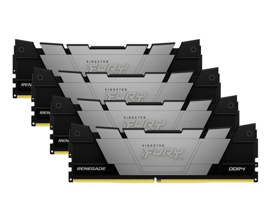 Kingston DDR4 - 128GB - 3600 - CL - 18 (4x 32 GB) quad kit (black, KF436C18RB2K4/128, Renegade, INTEL XMP)