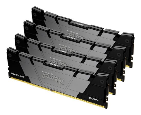 Kingston DDR4 - 128GB - 3600 - CL - 18 (4x 32 GB) quad kit (black, KF436C18RB2K4/128, Renegade, INTEL XMP)