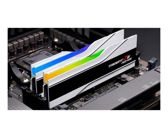 G.Skill DDR5 - 48GB - 6000 - CL - 28, single (white, F5-6000J2836F24GX2-TZ5NRW, Trident Z5 Neo RGB, AMD EXPO)