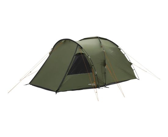 Easy Camp Kinn 4 (2025. gada modelis, olīvzaļš, ar tuneļa paplašinājumu)