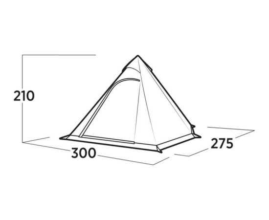 Easy Camp Otra Tipi, for 4 people (brown, model 2025)