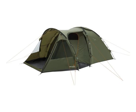 Easy Camp Kinn 5 (2025. gada modelis, olīvzaļš, ar tuneļa paplašinājumu)