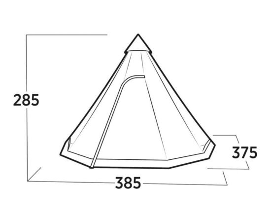 Easy Camp Rands Tipi, for 8 people (brown, model 2025)