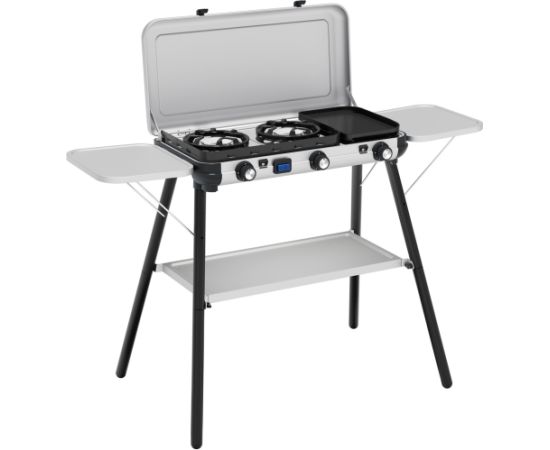 Campingaz Camping Kitchen 2 Multi Cook Plus (grey, 2 hobs 2x 1.8 kW + grill plate 0.9 kW, model 2025)
