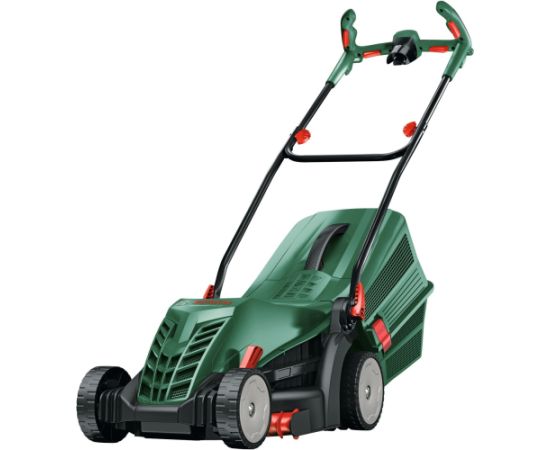 Bosch Powertools Electric Lawnmower UniversalRotak 37-570 (green, 1,400 watts, width 37 cm)