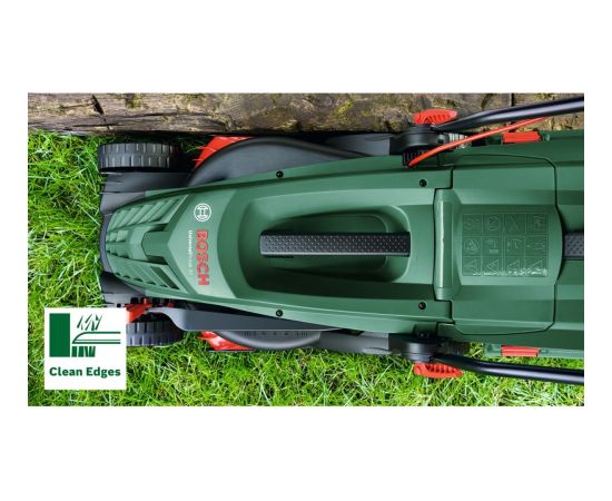 Bosch Powertools Electric Lawnmower EasyRotak 32-205 (green, 1,200 watts, width 32 cm)