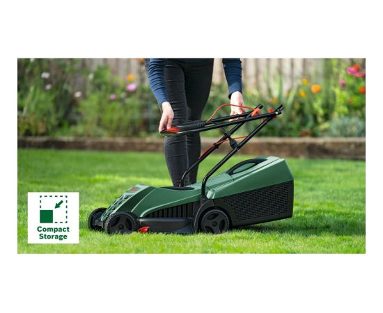 Bosch Powertools Electric Lawnmower EasyRotak 32-205 (green, 1,200 watts, width 32 cm)