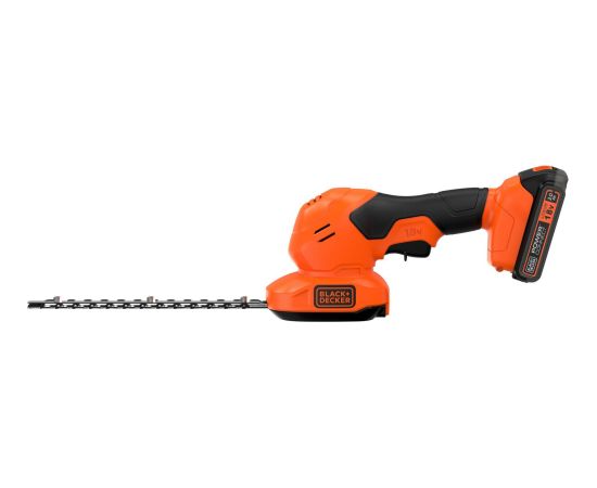 Black&decker Black+Decker cordless grass and shrub shears BCSS18D1, 18 Volt (orange, Li-ion battery 2.0 Ah)