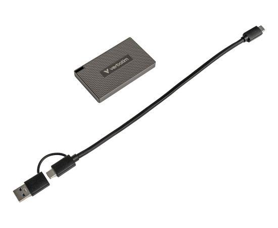 Verbatim Metal Mini SSD 512 GB, External SSD (USB-C 3.2 Gen 2x2 (20 Gbit/s))